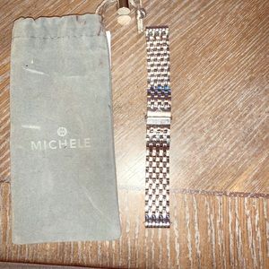 Michele 16mm Stainless Steel Watch Band